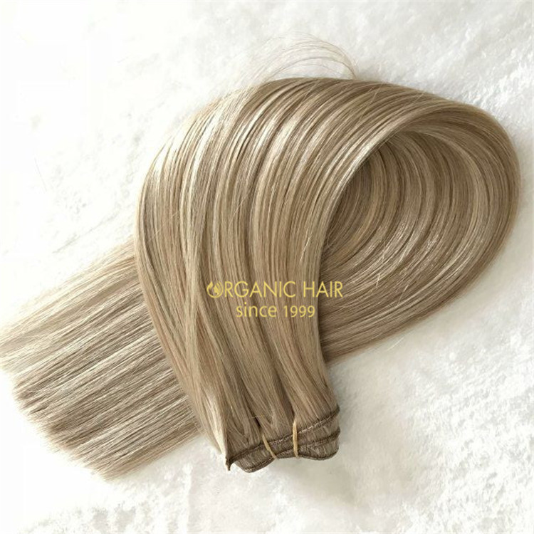 Customized 200 grams very double drawn virgin human  weft A93